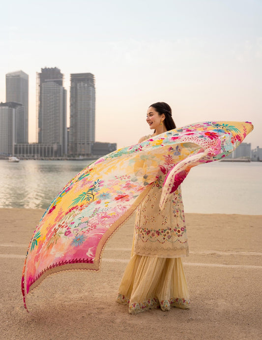 Faiza Saqlain AYA Luxury Lawn 26 - Merjem