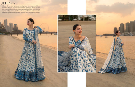 Faiza Saqlain AYA Luxury Lawn 26 - Jehona