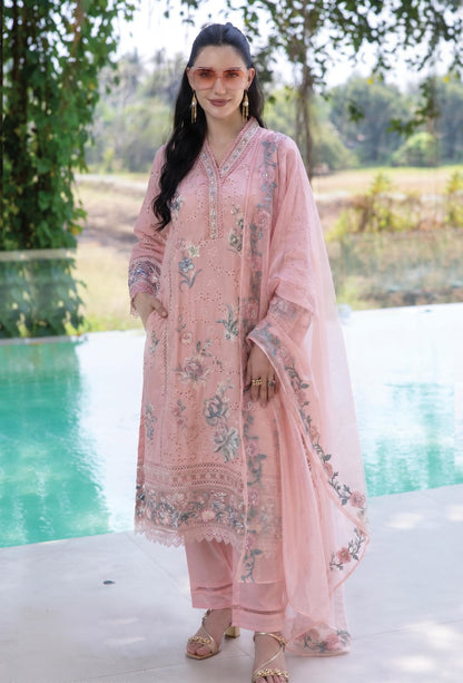 Delight Floral Embroidered Suit Set