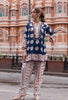 Blue Bazaar A-Line Farshi Set
