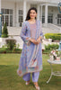 Lavender Loom Printed Anarkali Set