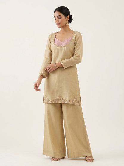 soft shimmer handwork Cord Set