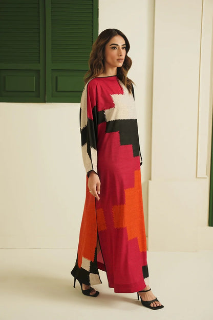 Abstract Print 2 piece Co-ord Set