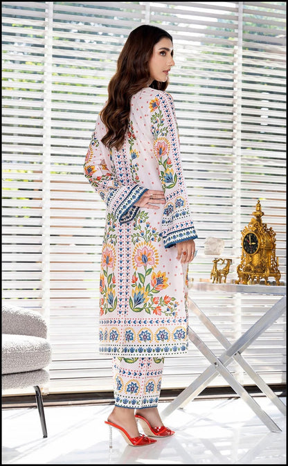 Floral Printed Kaftan set