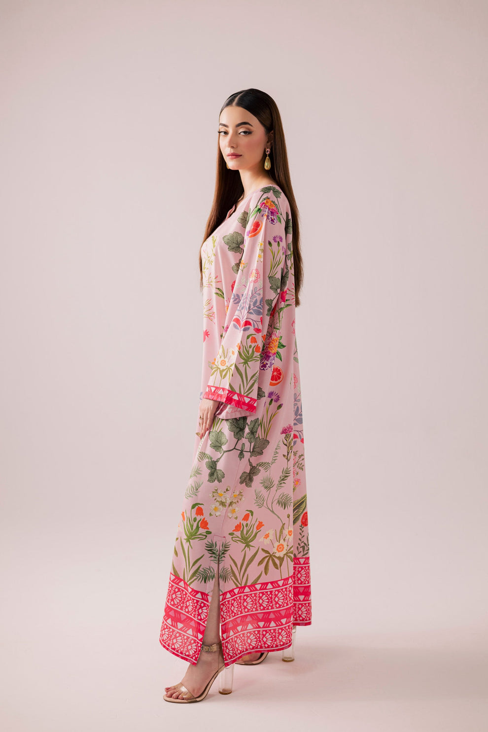 sheen kaftan dress