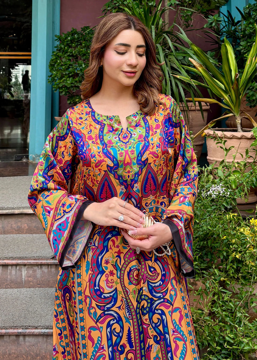 Sahar kaftan dress