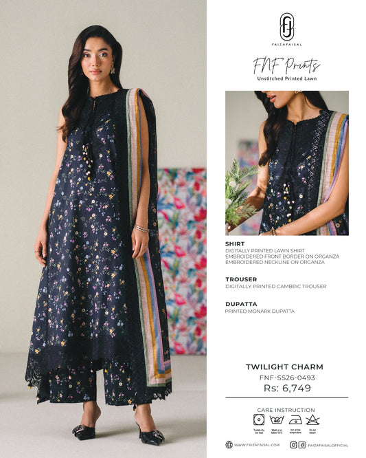 Faiza Faisal FNF Prints 26 | Twilight Charm