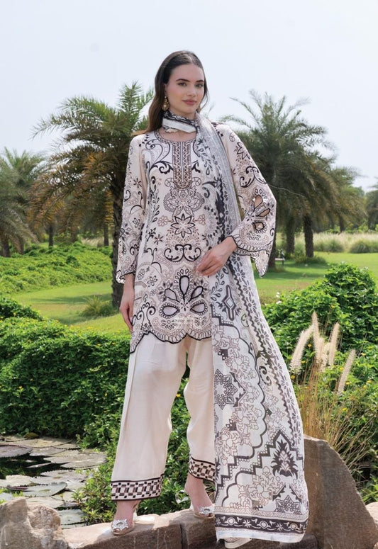 Ayla Printed Farshi Salwar Set