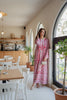 Printed one piece kaftan dress