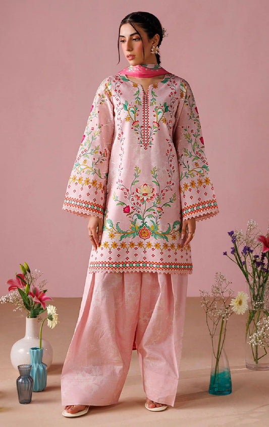 Blush Pink Farshi Salwar 3 Piece Set