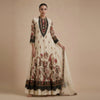 Elegant Cream Anarkali Set