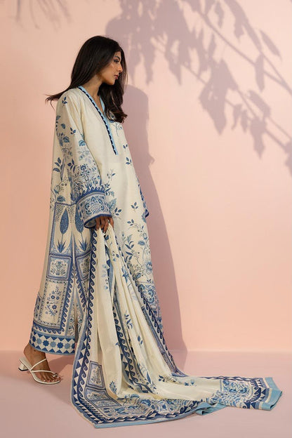PRINTED SILK THREE PIECE CO-ORD SET