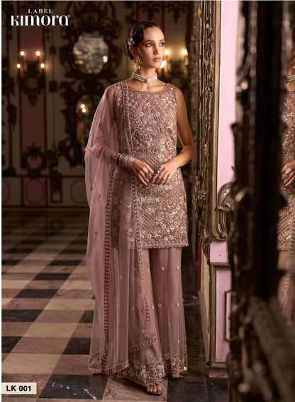 pastel cutdana sharara set