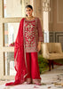 Vibrant Red 3 Piece Suit set