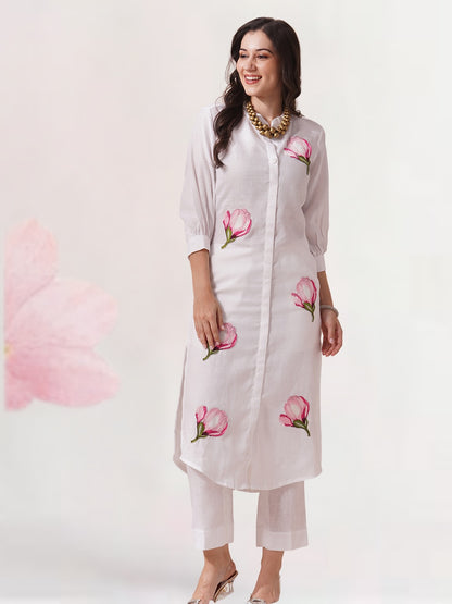 Tulip White 2 Piece Set