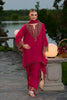 Rani Farshi Salwar Suit Set with Hand Embroidery