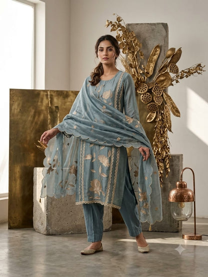 Parsi Work 3 Piece Suit Set