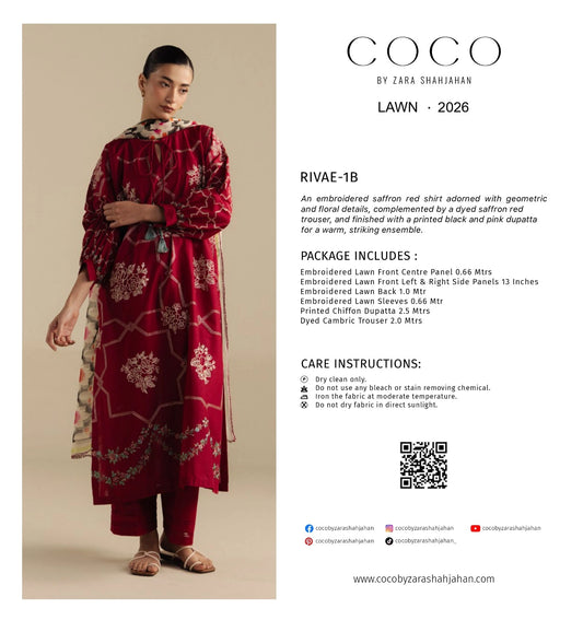 Coco Lawn by Zara Shahjahan 26 | Rivea – 1B