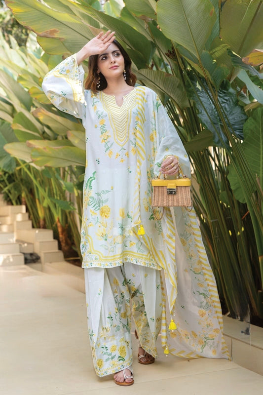 Pista Breeze Printed Farshi Salwar Set