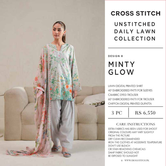 Daily Lawn By Cross Stitch 26 | Minty Glow