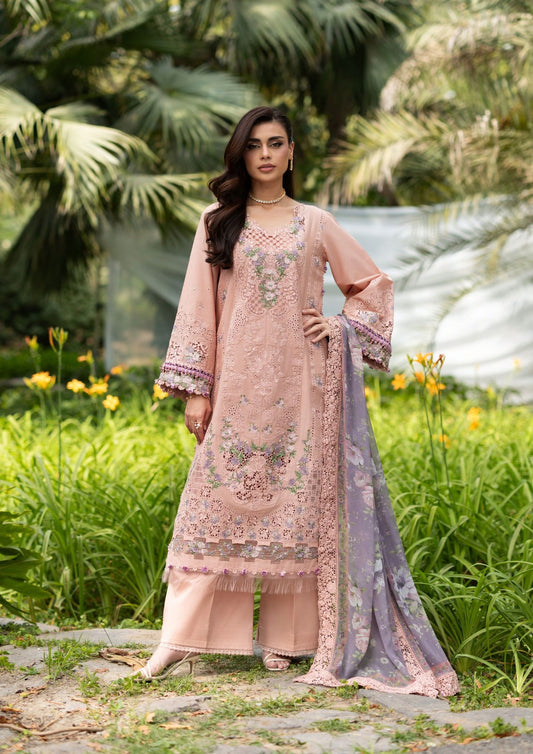 Elaf Luxury Lawn 26 Vol 2 | BLUSHING ROSE