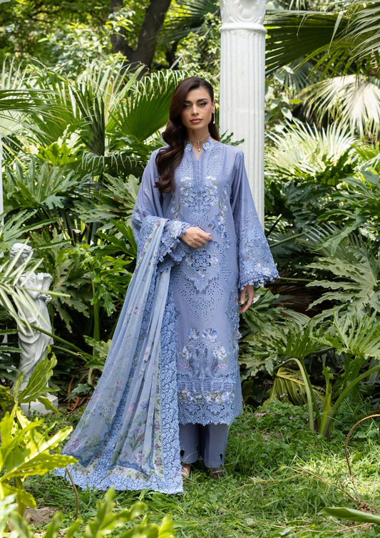 Elaf Luxury Lawn 26 Vol 2 | LAVENDER LUXE