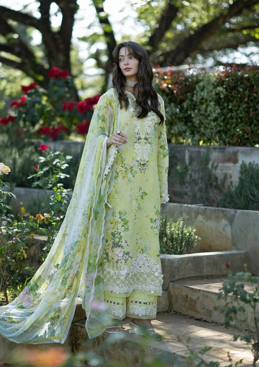 Elaf Signature Lawn 2026 | ESA-7A – Ivory Season