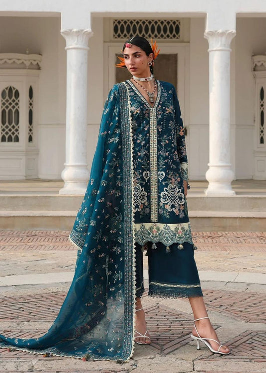 Hussain Rehar Kalabagh Luxury Lawn '26 - Azraq