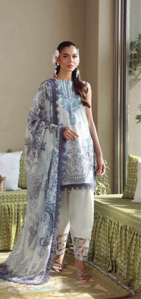 Jade Urbane Embroidered Lawn – 20950