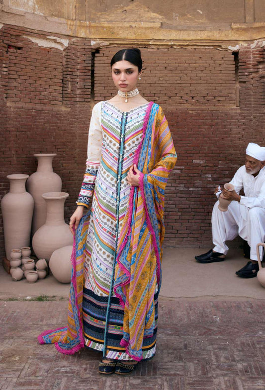 Kahf Aangan Printed Lawn 26 | YASMEEN