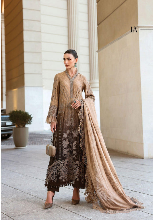 Maria B luxury lawn 26 - 1A