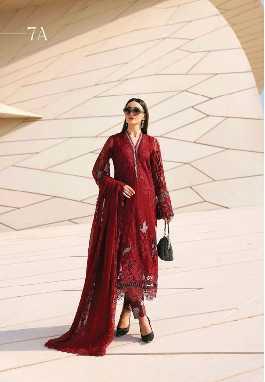 Maria B luxury lawn 26 - 7A