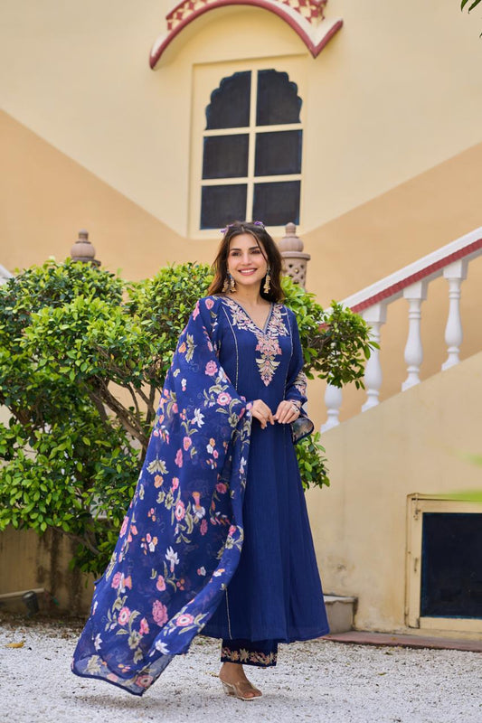 Midnight Bloom Suit set