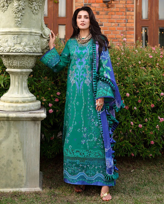 Mushq Amoi Luxury Lawn 26 | blooming romance