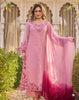Pink Appliqué Cutwork Kurta Set