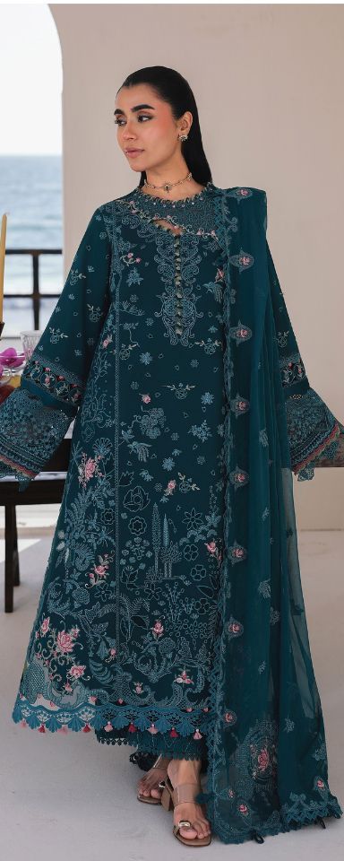 Qalamkar Sahil Luxury Lawn | ELIF | SA-04