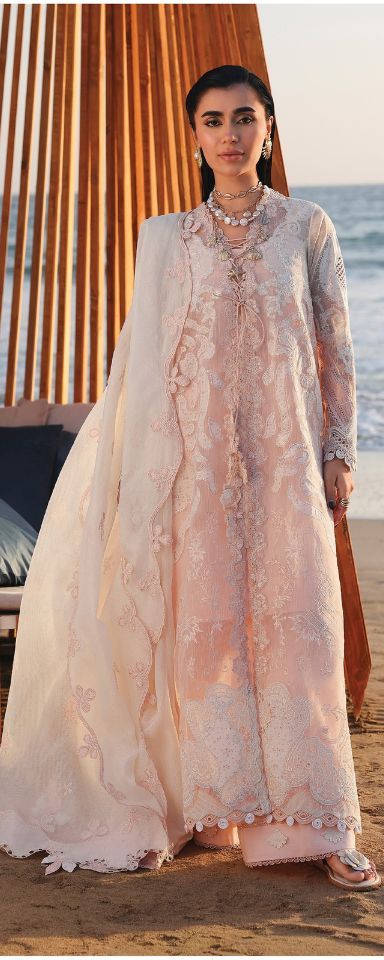 Qalamkar Sahil Luxury Lawn | MAHUR | SA-06