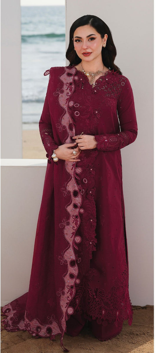 Qalamkar Sahil Luxury Lawn | NELAM | SA-14