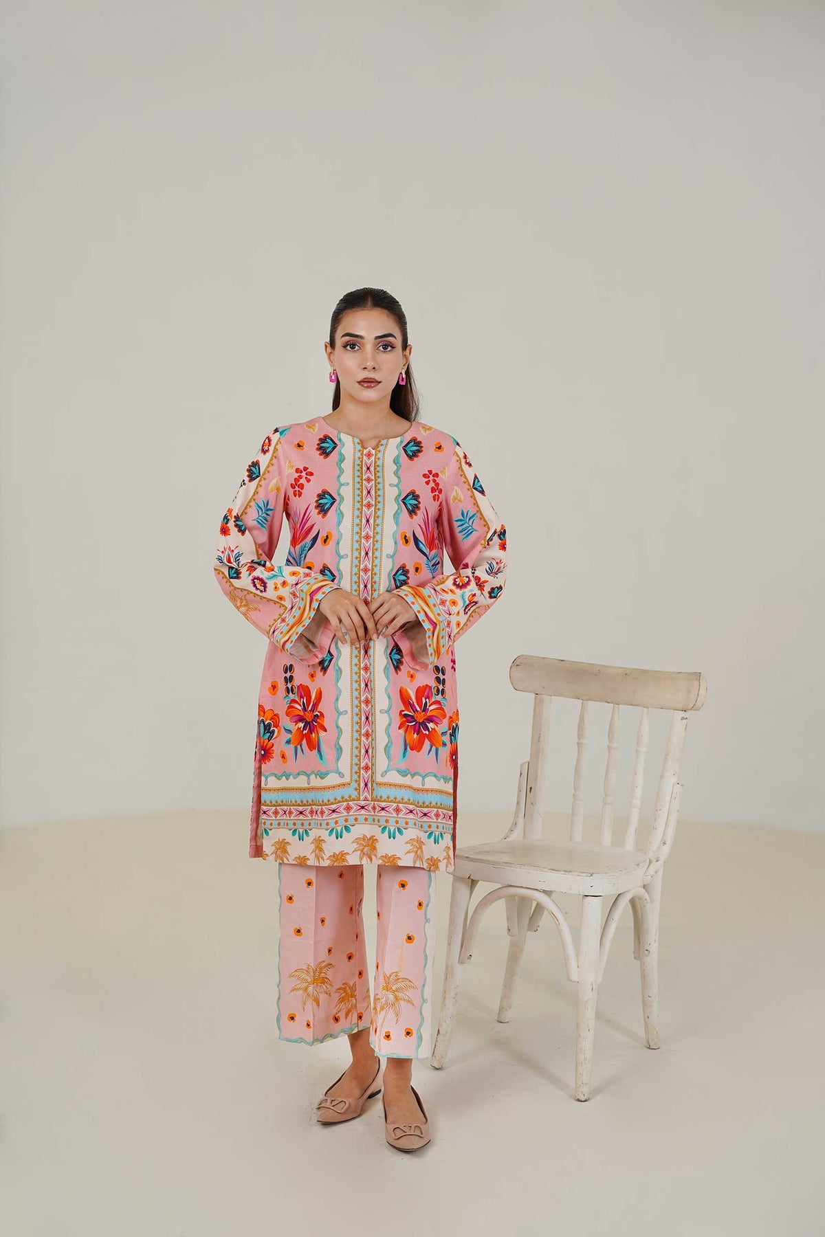 hibiscus sunset co-ord set
