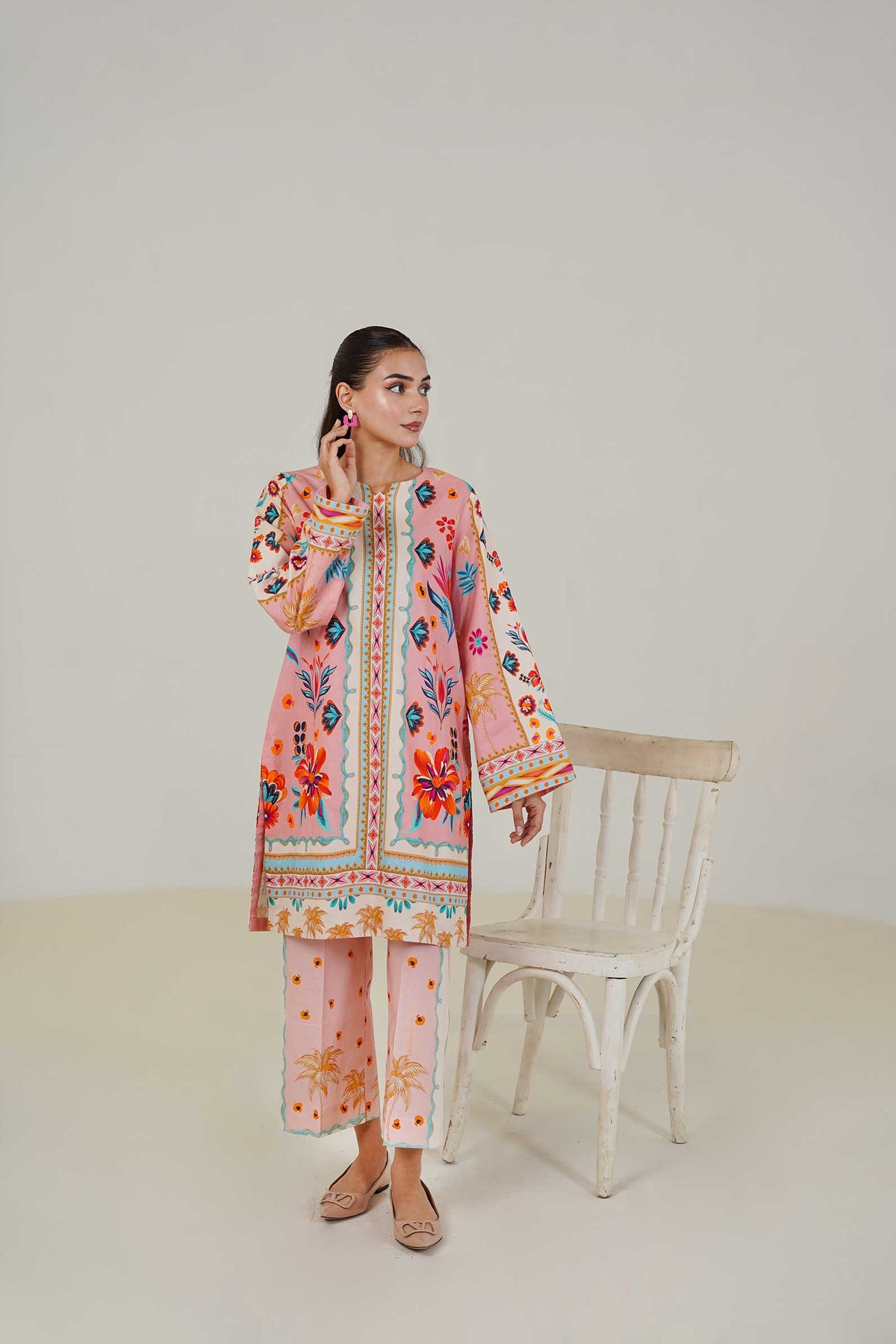hibiscus sunset co-ord set