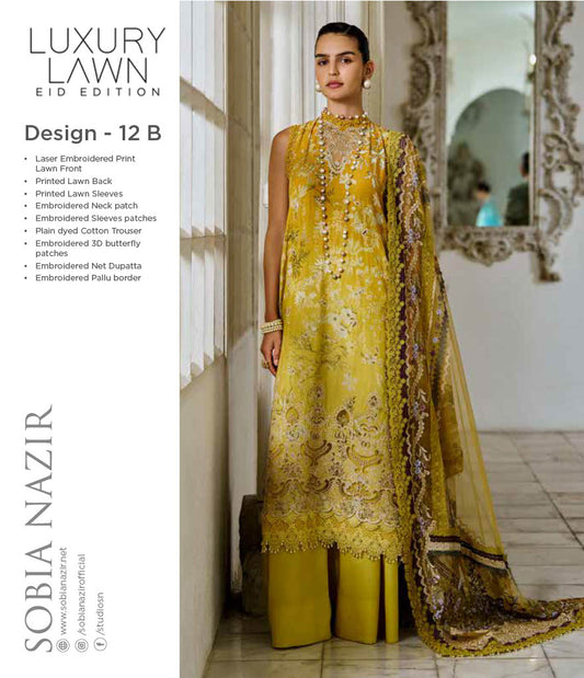 Sobia Nazir Luxury Lawn Eid 26 â€“ 12B